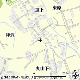 愛知県田原市八王子町道上33周辺の地図