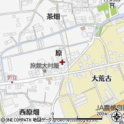 愛知県田原市折立町原54周辺の地図