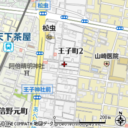 日本共産党　阿倍野区委員会周辺の地図