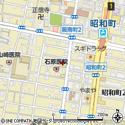 ココカラファイン昭和町店周辺の地図