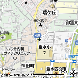 木村理容院周辺の地図