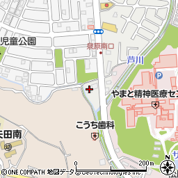 奈良県大和郡山市矢田町6552-1周辺の地図