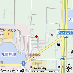 奈良県大和郡山市池之内町42周辺の地図