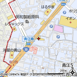 ＨｏｎｄａＣａｒｓ岡山青江店周辺の地図