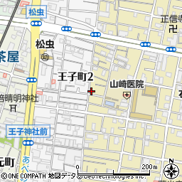 阪南町２丁目テラスハウス周辺の地図