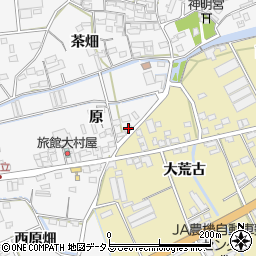 愛知県田原市折立町原76周辺の地図