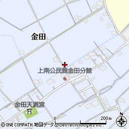 岡山県岡山市東区金田960-1周辺の地図
