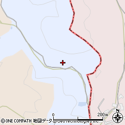 奈良県平群町（生駒郡）白石畑周辺の地図