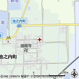 奈良県大和郡山市池之内町416周辺の地図