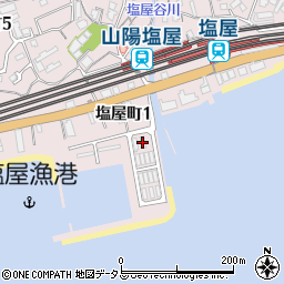 神戸市漁業協同組合周辺の地図