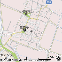 三重県松阪市笠松町211周辺の地図