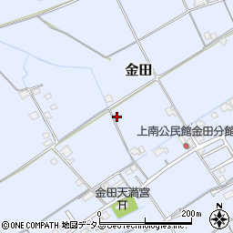 岡山県岡山市東区金田974周辺の地図