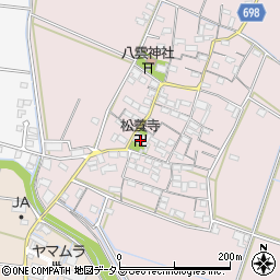 松養寺周辺の地図