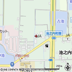 奈良県大和郡山市池之内町6周辺の地図