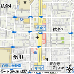 トヨタレンタリース新大阪くまた店周辺の地図