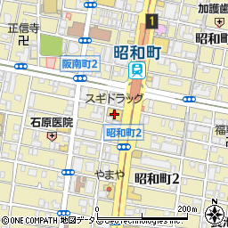 スギ薬局昭和町店周辺の地図