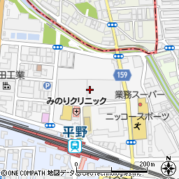 ニトリ平野店周辺の地図