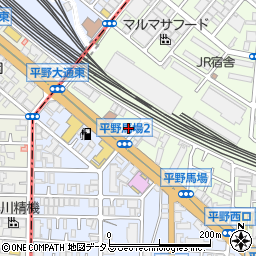 ラオーブ２周辺の地図