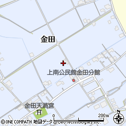 岡山県岡山市東区金田964周辺の地図