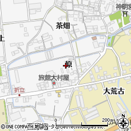 愛知県田原市折立町原周辺の地図