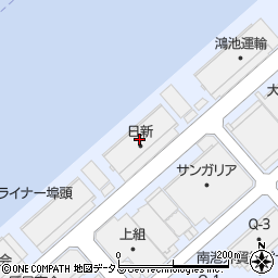 株式会社日新　大阪支店南港西倉庫課Ｌ・２事務所周辺の地図