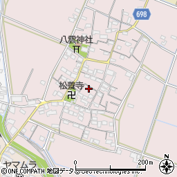 三重県松阪市笠松町209周辺の地図