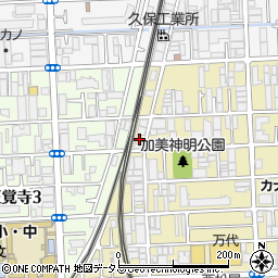 日栄自動車整備工場周辺の地図