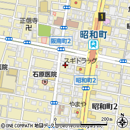 タイムズ昭和町第４駐車場周辺の地図