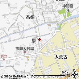愛知県田原市折立町原73周辺の地図