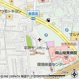 岡山県岡山市中区平井1091-3周辺の地図