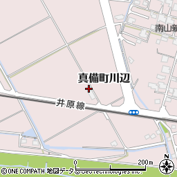 岡山県倉敷市真備町川辺1572周辺の地図