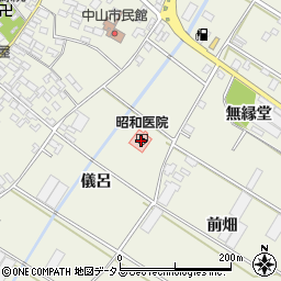 愛知県田原市中山町儀呂252周辺の地図