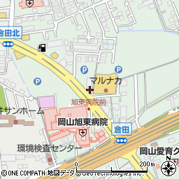 岡山県岡山市中区倉田613周辺の地図