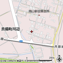 岡山県倉敷市真備町川辺1408周辺の地図