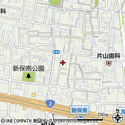 岡山県岡山市南区新保654-3周辺の地図
