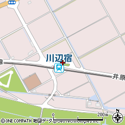 川辺宿駅周辺の地図
