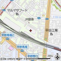 大阪府大阪市平野区平野馬場1丁目17周辺の地図
