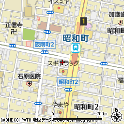 セリア昭和町駅前店周辺の地図
