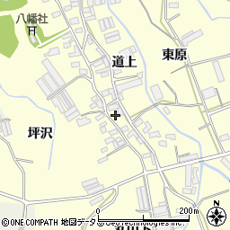 愛知県田原市八王子町道上67周辺の地図