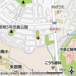 奈良県大和郡山市泉原町13周辺の地図