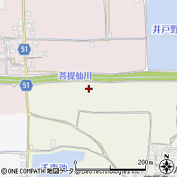 菩提仙川周辺の地図