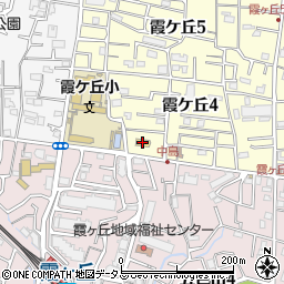 ローソン神戸霞ケ丘四丁目店周辺の地図