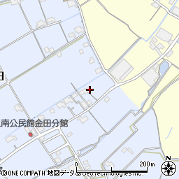 岡山県岡山市東区金田1102周辺の地図