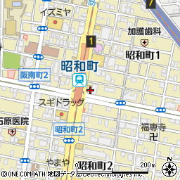 ファミリーマート地下鉄昭和町駅前店周辺の地図