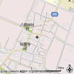 三重県松阪市笠松町222周辺の地図
