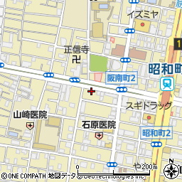 チョーヤ梅酒株式会社　大阪支店周辺の地図