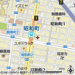 かるがも薬局　昭和町店周辺の地図