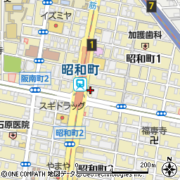 なか卯昭和町店周辺の地図