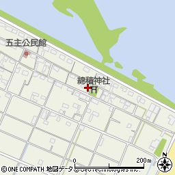 三重県松阪市五主町周辺の地図