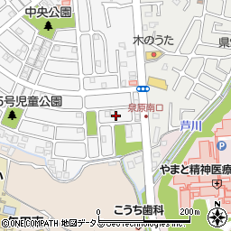 奈良県大和郡山市泉原町11周辺の地図